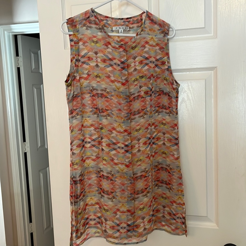 NWOT CAbi sleeveless tunic